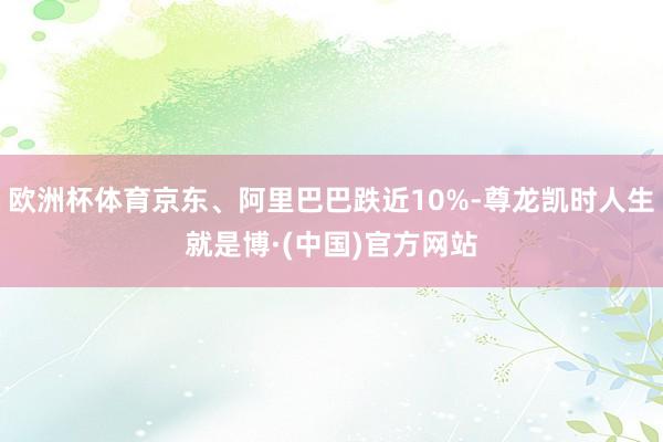 欧洲杯体育京东、阿里巴巴跌近10%-尊龙凯时人生就是博·(中国)官方网站