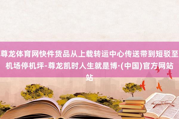 尊龙体育网快件货品从上载转运中心传送带到短驳至机场停机坪-尊龙凯时人生就是博·(中国)官方网站
